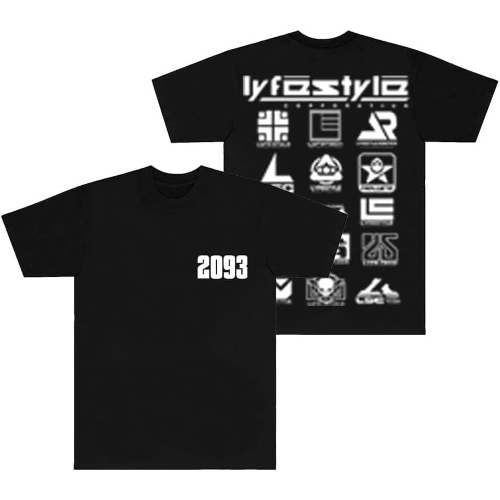 Yeat 2093 Lyfestyle T-Shirt Rapper 2 Sided